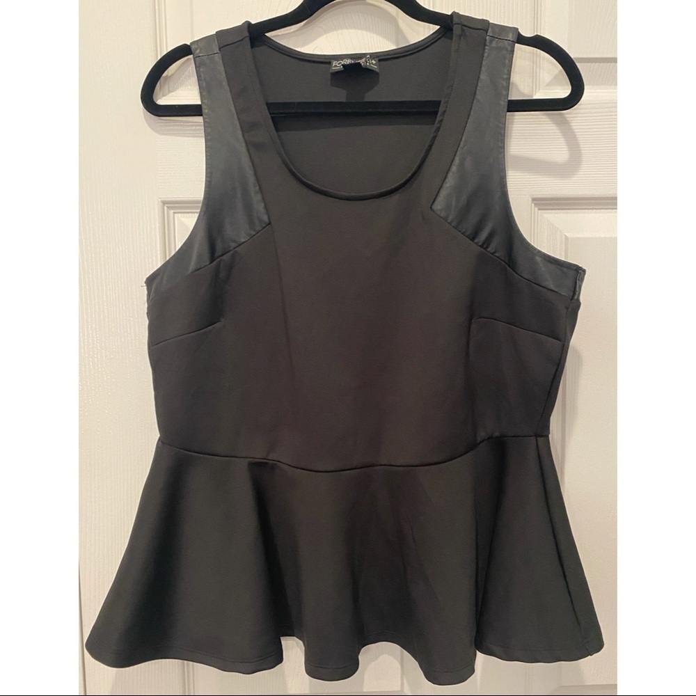 Plus Size Peplum Top​​​​​​​​​​